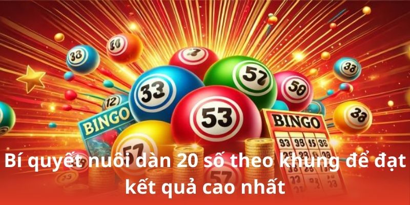 Bí quyết nuôi dàn 20 số theo khung để đạt kết quả cao nhất